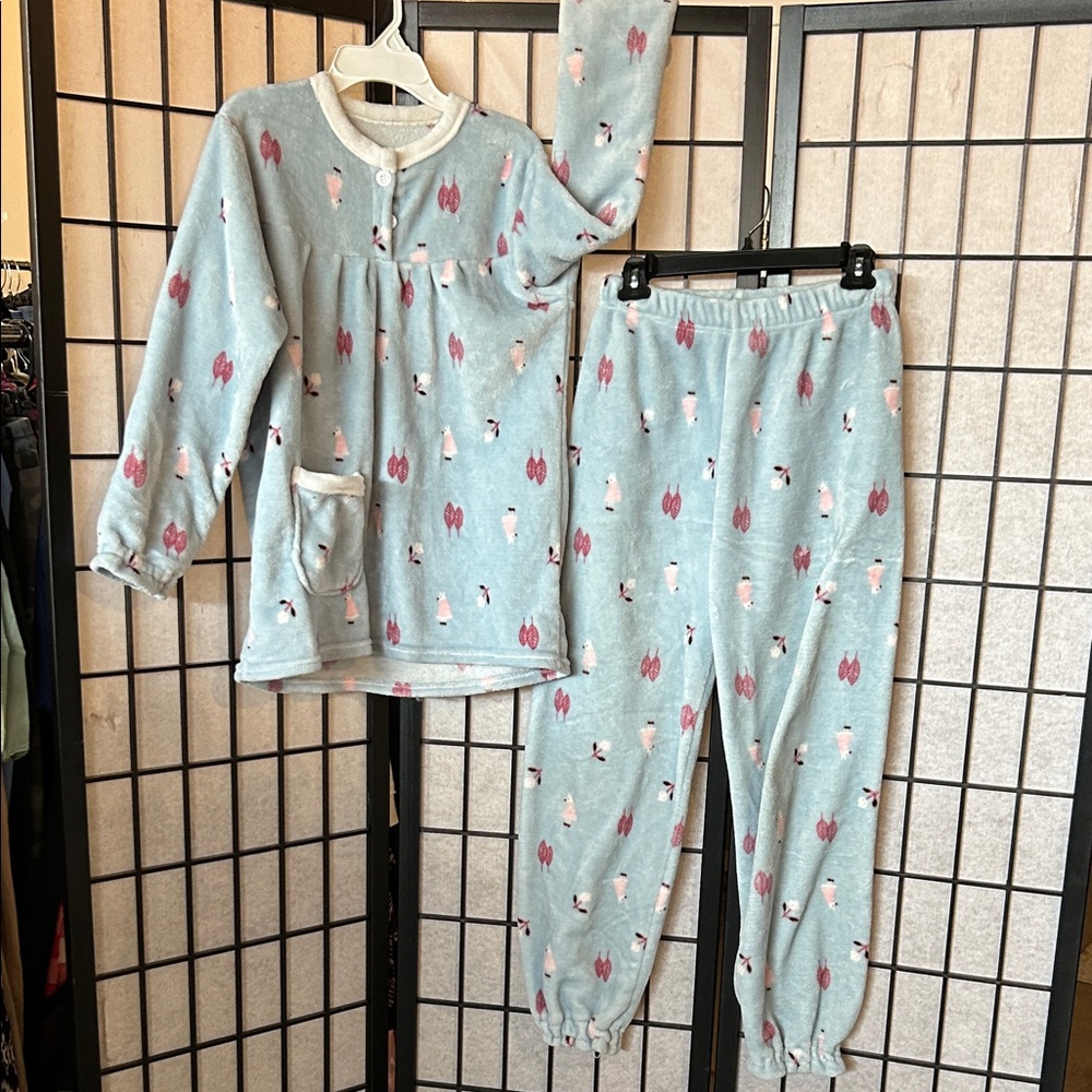 Cozy Pajamas in Blue and Pink